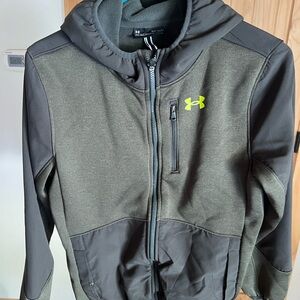 Under Armour Gray and Green Puffer Jacket